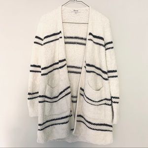 Madewell Oversized Fuzzy/Boucle Cardigan XXS